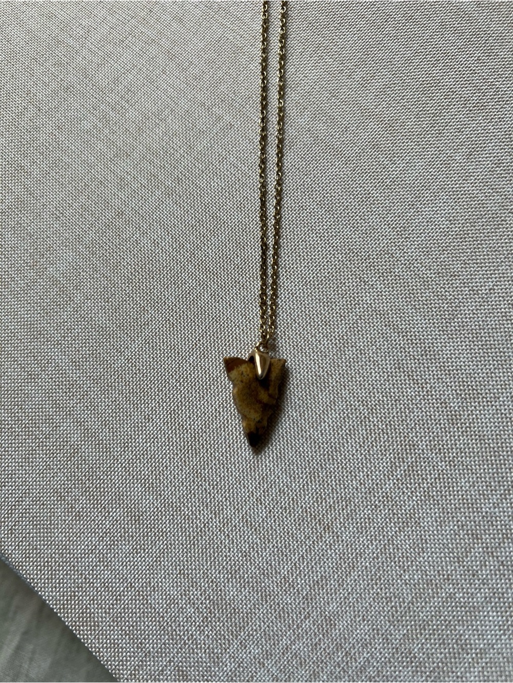 Boutique Gold Tone Arrowhead Necklace - Picture 2 of 3